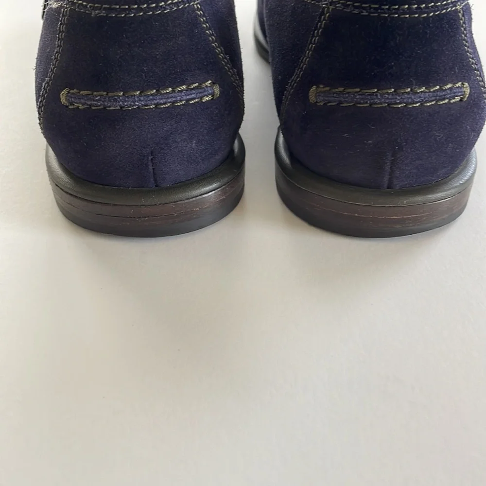 Jimmy Choo Mens Blue Suede Loafers 39 1/2 - Picture 12 of 15